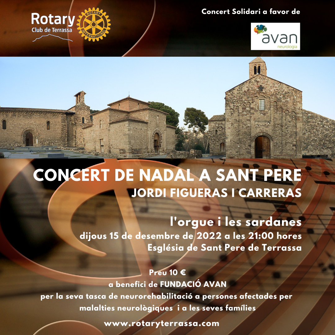 Poster Concert de nadal Rotary 2022 (1080 × 1080 px)